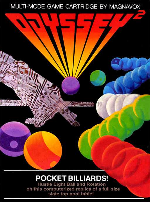 Pocket Billiards box art for Magnavox Odyssey 2